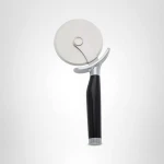 KitchenAid Classic Pizza Wheel with Sharp Blade For Cutting Through Crusts, Pies and More, Built In Finger Guard for Safety and Comfort Grip to Protect Fingers, Dishwasher Safe, 9-Inch, Black - Image 2