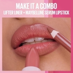 MAYBELLINE Serum Lipstick, Hydrating Lip Makeup with 8HRs of Lip Plumping Moisture with Hyaluronic Acid + Oil Blend, Wild Card (Midtone Red Matte) - Image 2