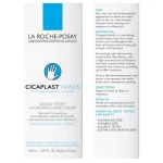 La Roche-Posay Cicaplast Hand Cream, Instant Relief Moisturizing Hand Lotion for Dry Hands, Shea Butter Lotion for Dry Cracked Hands, Non Greasy, Fragrance Free, 1.69 Fl Oz (Pack of 1) - Image 7