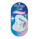 Schick Hydro Silk Mini Razor for Women | Womens Razors for Shaving, Travel Size Toiletries, 5-Blade Travel Razor, Includes 1 Mini Handle, 1 Refill & 1 Case - Image 3