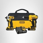 DEWALT 20V MAX Cordless Drill and Impact Driver, Power Tool Combo Kit , Includes 2 Batteries, Charger and Bag (DCK240C2) - Image 2