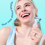 Schick Hydro Silk Mini Razor for Women | Womens Razors for Shaving, Travel Size Toiletries, 5-Blade Travel Razor, Includes 1 Mini Handle, 1 Refill & 1 Case - Image 4