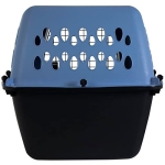 Petmate Pet Porter Fashion Dog Kennel 26", Parisian Blue & Black, for Pets 20-25lbs, Made in USA - Image 9