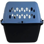 Petmate Pet Porter Fashion Dog Kennel 26", Parisian Blue & Black, for Pets 20-25lbs, Made in USA - Image 9
