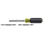 Klein Tools 32500 11-in-1 Screwdriver/Nut Driver Set, 8 Bits (Phillips, Slotted, Torx, Square), 3 Nut Driver Sizes, Cushion Grip Handle - Image 6