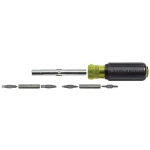 Klein Tools 32500 11-in-1 Screwdriver/Nut Driver Set, 8 Bits (Phillips, Slotted, Torx, Square), 3 Nut Driver Sizes, Cushion Grip Handle - Image 6