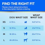 HONEY CARE All-Absorb A26 Male Dog Wrap, 50 Count, Small - Image 9
