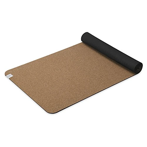 41ZTft9ojHL.jpg Gaiam Yoga Mat Cork - Great for Hot Yoga, Pilates (68-Inch x 24-Inch x 5mm Thick) - Image 1