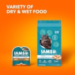 IAMS Proactive Health Indoor Weight Control & Hairball Care Adult Dry Cat Food, Chicken & Turkey Recipe, 22 lb. Bag - Image 2