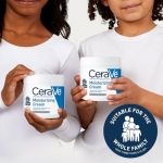 CeraVe Moisturizing Cream, Body and Face Moisturizer for Dry Skin, Body Cream with Hyaluronic Acid and Ceramides, Daily Moisturizer, Oil-Free, Fragrance Free, Non-Comedogenic, 19 Ounce - Image 4