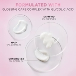 L'Oreal Paris Glossing Lamination Hair Mask with Glycolic Acid, Hair Treatment for Lasting Shine and Smoothness for Dull, Dry Hair, EverPure, 5.1 Fl Oz - Image 3