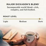 Peet's Coffee, Dark Roast Whole Bean Coffee - Major Dickason's Blend 18 Ounce Bag - Image 6
