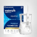 Waterpik Aquarius Water Flosser For Teeth Cleaning, Gums, Braces, Dental Care, Electric Power With 10 Settings, 7 Tips For Multiple Users And Needs, ADA Accepted, White WP-660, Packaging May Vary - Image 2