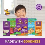 Annie's Organic Variety Pack, Cheddar Bunnies, Bunny Grahams and Cheddar Squares, 12 Pouches, 11 oz - Image 4