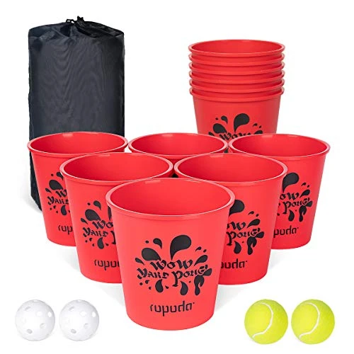 516wdYo0VjL.jpg ropoda Yard Pong - Giant Yard Games Set Outdoor for The Beach, Camping, Lawn and Backyard - Image 1