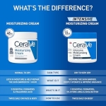 CeraVe Moisturizing Cream, Body and Face Moisturizer for Dry Skin, Body Cream with Hyaluronic Acid and Ceramides, Daily Moisturizer, Oil-Free, Fragrance Free, Non-Comedogenic, 19 Ounce - Image 5