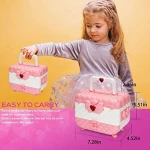 Kids Makeup Kit for Girl - Kids Makeup Kit Toys for Girls,Play Real Makeup Girls Toys, Washable Make Up for Little Girls, Non ToxicToddlers Pretend Cosmetic Kits,Age3-12 Year Old Children Gift - Image 3