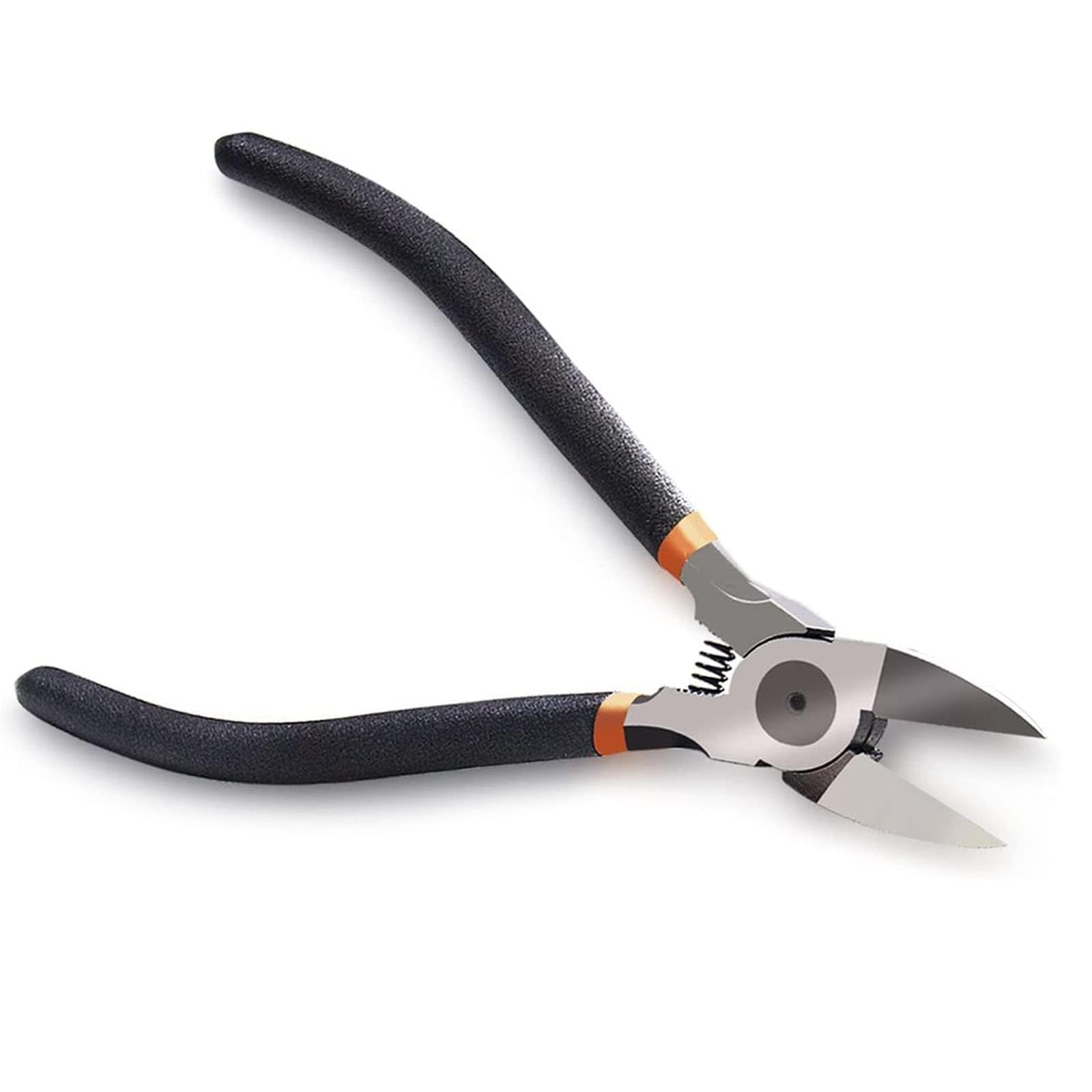 51M1SAgOEdL.jpg BOENFU 6 Inches Wire Cutters Heavy Duty Snips Flush Cut Side Cutters Pliers Metal Cutting Tool for Crafting, Floral, Artificial Flowers, Chicken Wire, Electrical, 1 Pack - Image 1