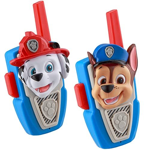 51P5njhAFAL.jpg New PAW Patrol Walkie Talkies - Set of 2 Kids Walkie Talkies Chase and Marshall – Excellent Walkie Talkies for Toddlers - Image 1