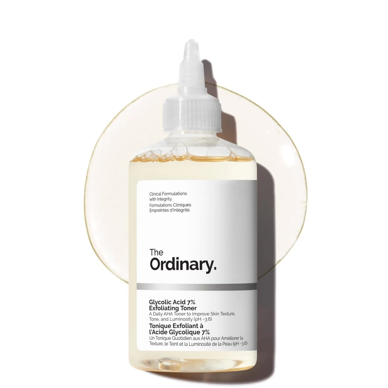 51bC4vVdkOL.jpg The Ordinary Glycolic Acid 7% Exfoliating Toner, Brightening and Smoothing Daily Toner for More Even-Looking Skin Tone, 8.1 Fl Oz - Image 1