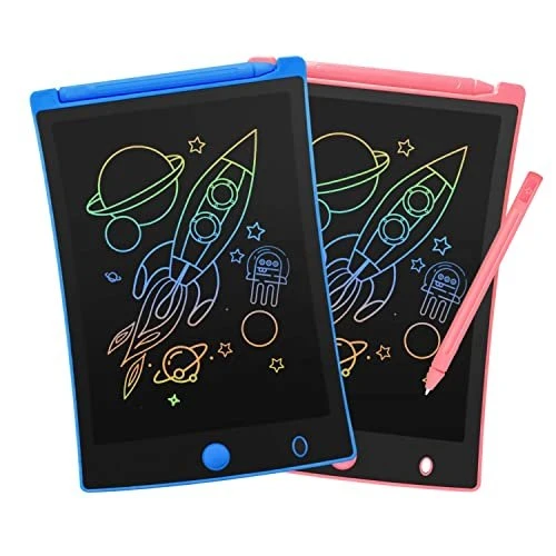 51cY8EcwGL.jpg ORSEN 2 Pack LCD Writing Tablet for Kids, Colorful Doodle Board Drawing Pad for Kids, Learning Educational Toy Gift for Age 2 3 4 5 6 7 8 Year Old Girls Boys Toddlers - Image 1