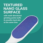 Dr. Scholl's Hard Skin Remover Nano Glass Foot File - Foot Callus Remover, Durable Foot Scrubber, Dead Skin Remover, Hygienic Pedicure Tool, Long Lasting Foot Buffer, Soft Smooth Feet - Image 6