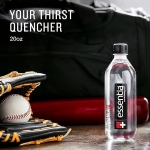 Essentia Bottled Water LLC, Ionized Alkaline Water; 99.9% Pure, Infused with Electrolytes, 9.5 pH or Higher a Clean, Smooth Taste, 20 Fl Oz (Pack of 24) - Image 3