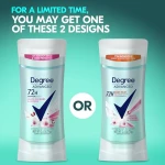 Degree Advanced Protection Antiperspirant Deodorant White Flowers & Lychee for 72-Hour Sweat & Odor Control for Women, with Body Heat Activated Technology, 2.6 oz - Image 6