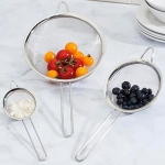 Cuisinart Mesh Strainers, 3 Count (Pack of 1) Set, CTG-00-3MS Silver - Image 2