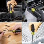 Klein Tools 32500 11-in-1 Screwdriver/Nut Driver Set, 8 Bits (Phillips, Slotted, Torx, Square), 3 Nut Driver Sizes, Cushion Grip Handle - Image 5