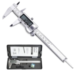 Digital Caliper, Caliper Measuring Tool with Stainless Steel, Electronic Micrometer Caliper with Large LCD Screen, Auto-Off Feature, Inch and Millimeter Conversion (6 Inch/150 mm) - Image 2