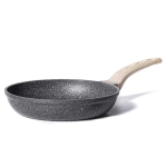 CAROTE Nonstick Frying Pan Skillet,Non Stick Granite Fry Pan Egg Pan Omelet Pans, Stone Cookware Chef's Pan, PFOA Free,Induction Compatible(Classic Granite, 8-Inch) - Image 2