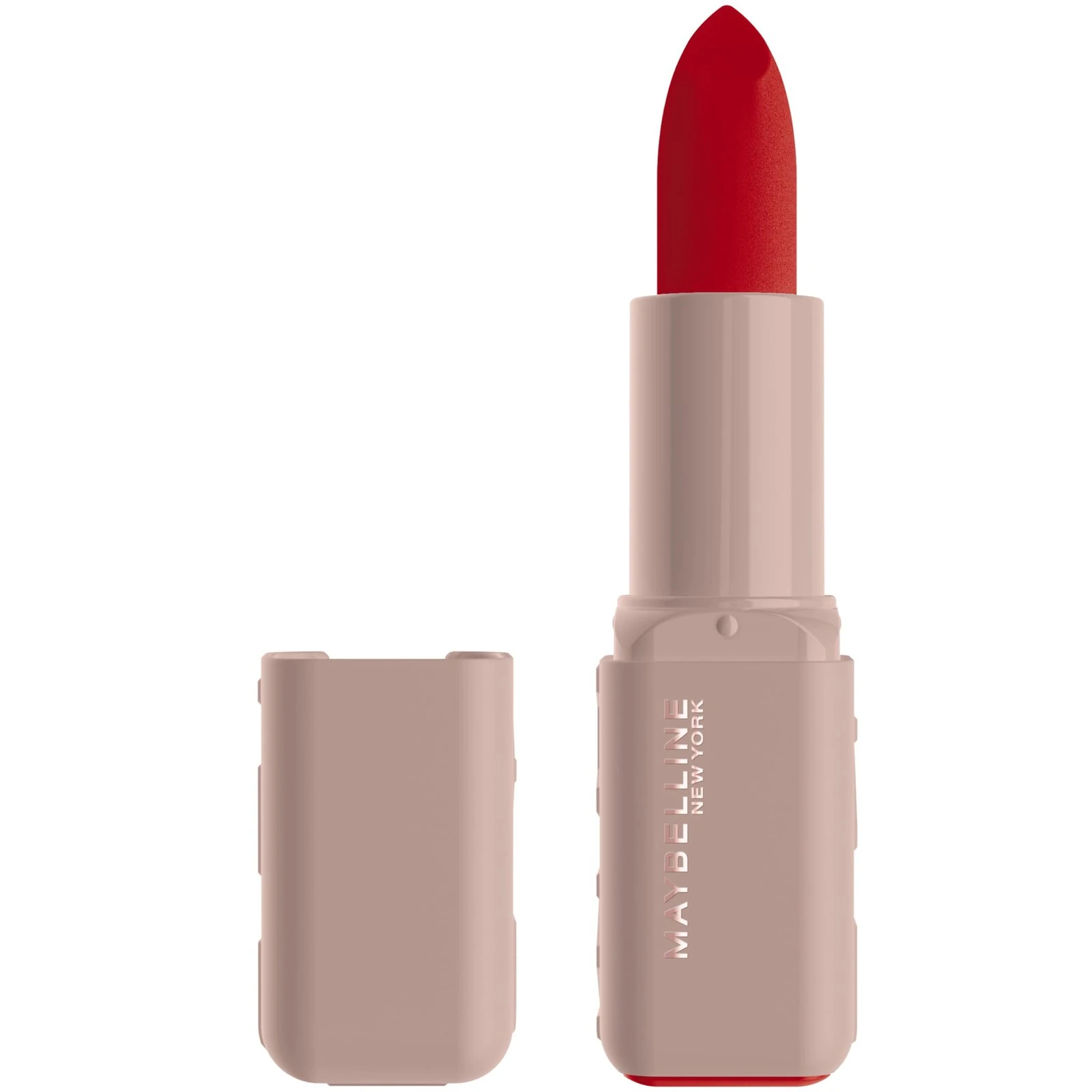 61Gi0yu21wL.jpg MAYBELLINE Serum Lipstick, Hydrating Lip Makeup with 8HRs of Lip Plumping Moisture with Hyaluronic Acid + Oil Blend, Wild Card (Midtone Red Matte) - Image 1