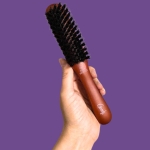 Goody Smoothing Hairbrush with Natural Boar Bristles for Frizz Control, Flyaway Control, Smooth Shiny Finish, Wooden Styling Brush for All Hair Types - Image 10