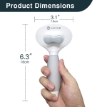 Cat Hair Brush,Cat Brush for Shedding,Soft Silicone Self Cleaning Brushes for Short and Long Haired Cats for Grooming and Shedding - Image 2