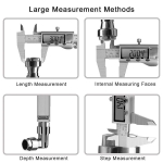 Digital Caliper, Caliper Measuring Tool with Stainless Steel, Electronic Micrometer Caliper with Large LCD Screen, Auto-Off Feature, Inch and Millimeter Conversion (6 Inch/150 mm) - Image 6