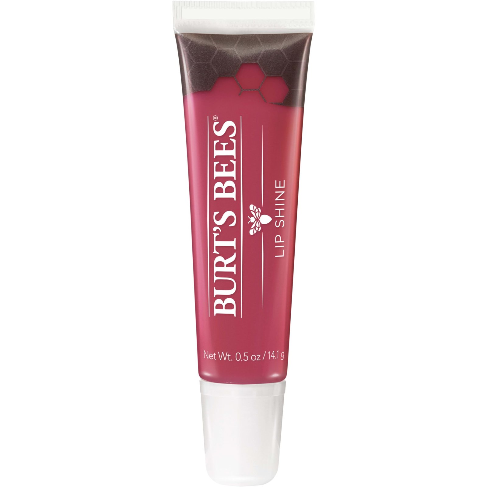 61U1VSni5tL.jpg Burt's Bees Lip Gloss, Lip Shine for Women, 100% Natural Makeup, Pucker - Image 1