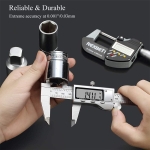 Digital Caliper, Caliper Measuring Tool with Stainless Steel, Electronic Micrometer Caliper with Large LCD Screen, Auto-Off Feature, Inch and Millimeter Conversion (6 Inch/150 mm) - Image 4