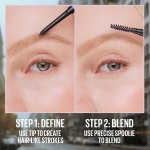 Maybelline Express Brow Ultra Slim Eyebrow Makeup, Brow Pencil with Precision Tip and Spoolie for Defined Eyebrows, Medium Brown, 1 Count (Packaging May Vary) - Image 6