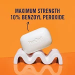 PanOxyl Acne Treatment Bar with 10% Benzoyl Peroxide, Maximum Strength Bar Soap for Face, Chest and Back, Benzoyl Peroxide Soap Body Wash, Vegan, For Acne Prone Skin, 4 oz - Image 6