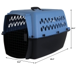 Petmate Pet Porter Fashion Dog Kennel 26", Parisian Blue & Black, for Pets 20-25lbs, Made in USA - Image 7