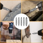 Gifts for Men,Damaged Screw Extractor Set,Valentines Day Gifts for Him Her Men Boyfriend,Mens Gifts for Dad,Husband,Stripped Screws Nuts & Bolts Drill Bit Tools for Easy Removal of Rusty Broken Screw - Image 3