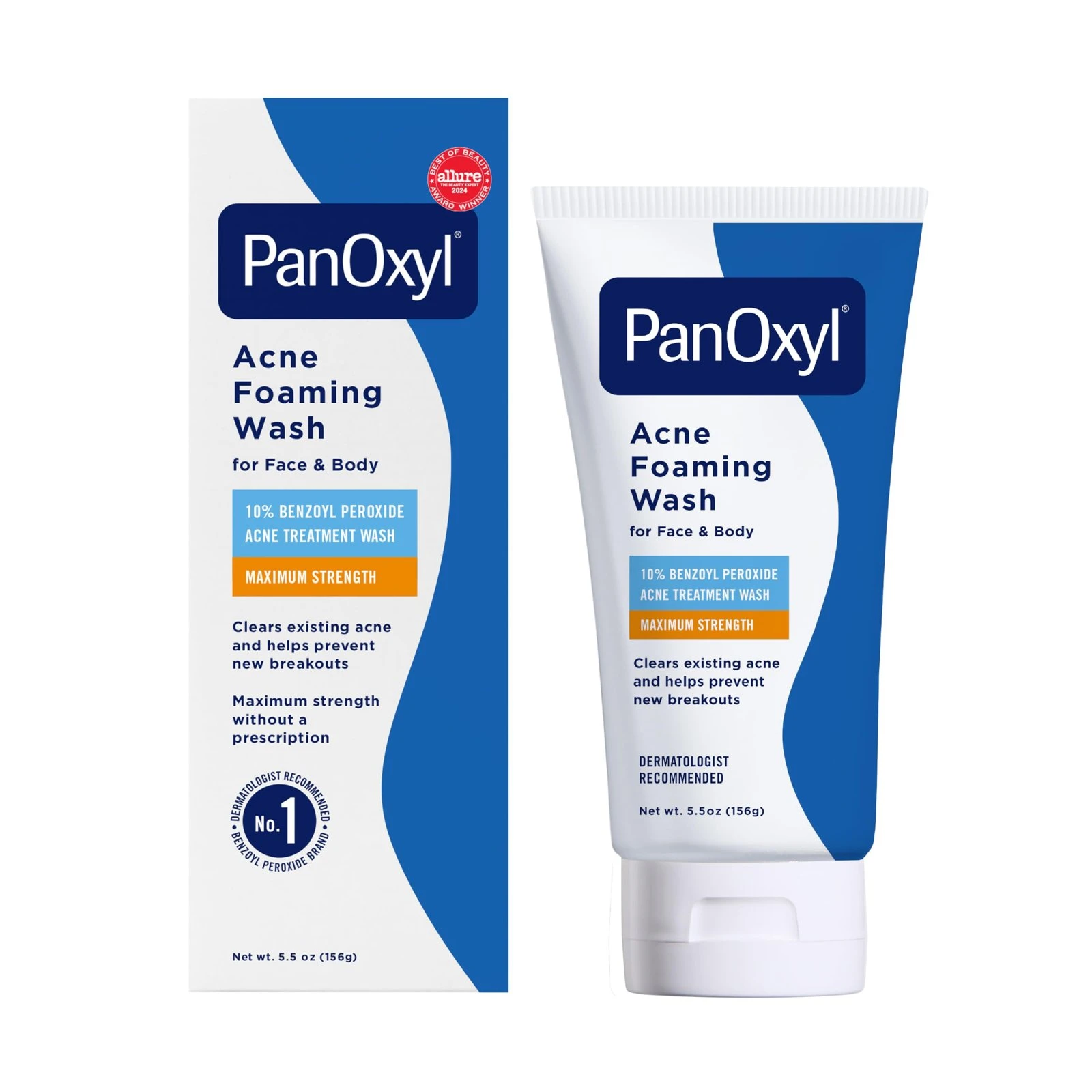 713tzBRSPL.jpg PanOxyl 10% Benzoyl Peroxide Acne Foaming Wash, Maximum Strength, Daily Acne-Fighting Face and Body Cleanser, Face Wash to Clear, Treat and Prevent Acne Pimples and Stubborn Breakouts, 5.5 Oz Tube - Image 1