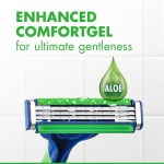 Gillette Sensor3 Sensitive Men's Disposable Razor, 4 Razors - Image 5