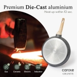 CAROTE Nonstick Frying Pan Skillet,Non Stick Granite Fry Pan Egg Pan Omelet Pans, Stone Cookware Chef's Pan, PFOA Free,Induction Compatible(Classic Granite, 8-Inch) - Image 3
