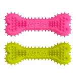 ASPCA 2-Pack Spiky TPR Bone Dog Toys – Vanilla Scented Chew Bones for Dental Health, Interactive Play & Enrichment - Image 8