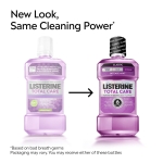 Listerine Total Care Intense Anticavity Fluoride Mouthwash, 6 Benefits in 1 Oral Rinse Helps Kill 99% of Bad Breath Germs, Prevents Cavities, Provides 360 Clean*, ADA-Accepted, Intense Mint, 1 L - Image 9