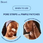 Bioré Original Blackhead Remover Strips, Deep Cleansing Nose Strips With Instant Pore Unclogging, Features C-Bond Technology, Oil-Free, Non-Comedogenic Use, 14 Count - Image 2