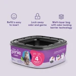 Litter Genie Refill Bags | Jumbo 2-Pack, 56 Total ft | Up to 8 Months of Supply in 2 cartridges | Ultimate Odor Control Cat Litter Bags - Image 5