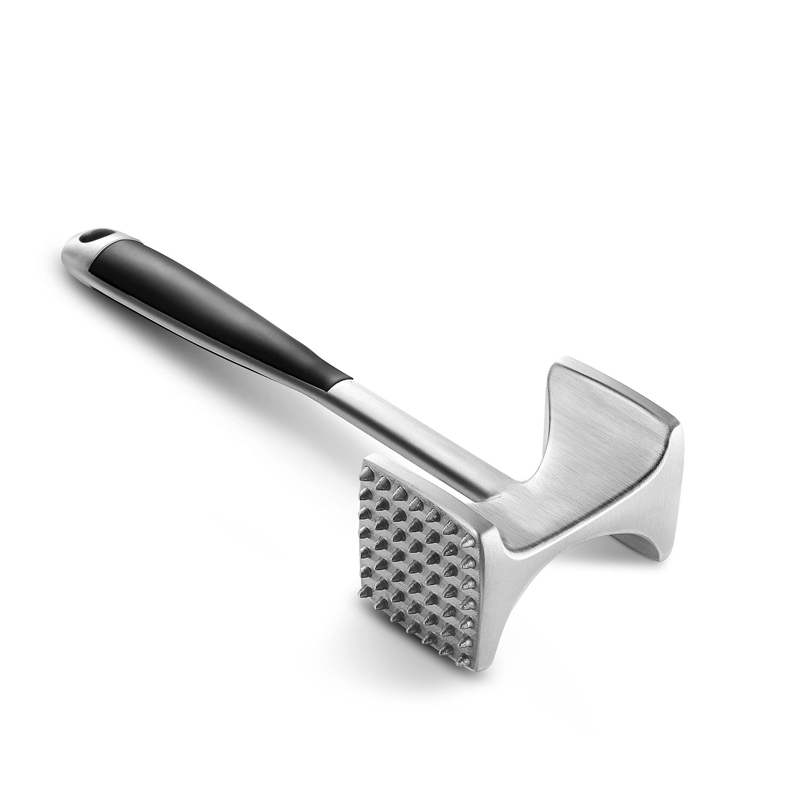 71Q8w1YP2dL.jpg KITEXPERT Meat Tenderizer Hammer with Comfortable-Grip Handle, Dual-side Mallet for Kitchen, Heavy Duty Pounder For Tenderizing Steak, Beef and Fish - Image 1